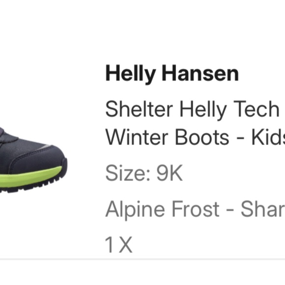 NWT Helly Hansen 9T Winter Boots - Picture 2 of 2